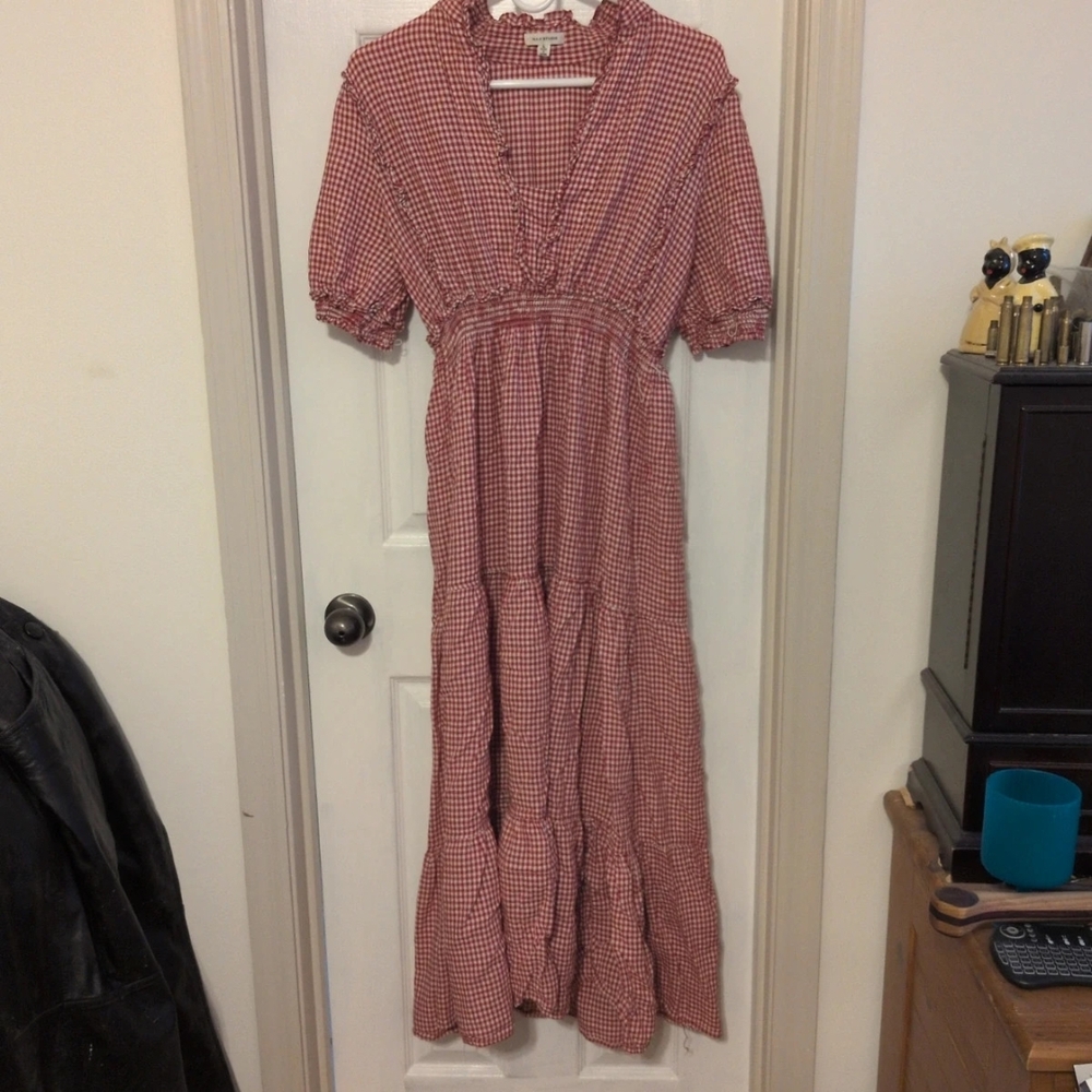 Gingham Maxi Dress